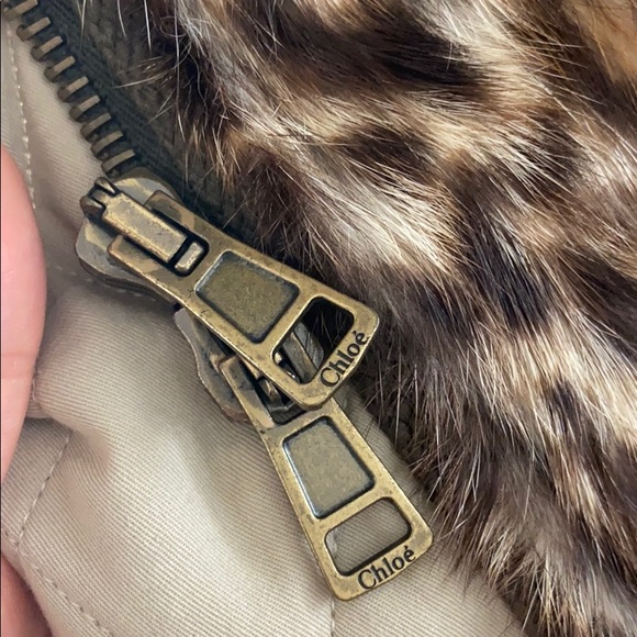 Chloe rabbit fur vest. Size 34 - Picture 10 of 16